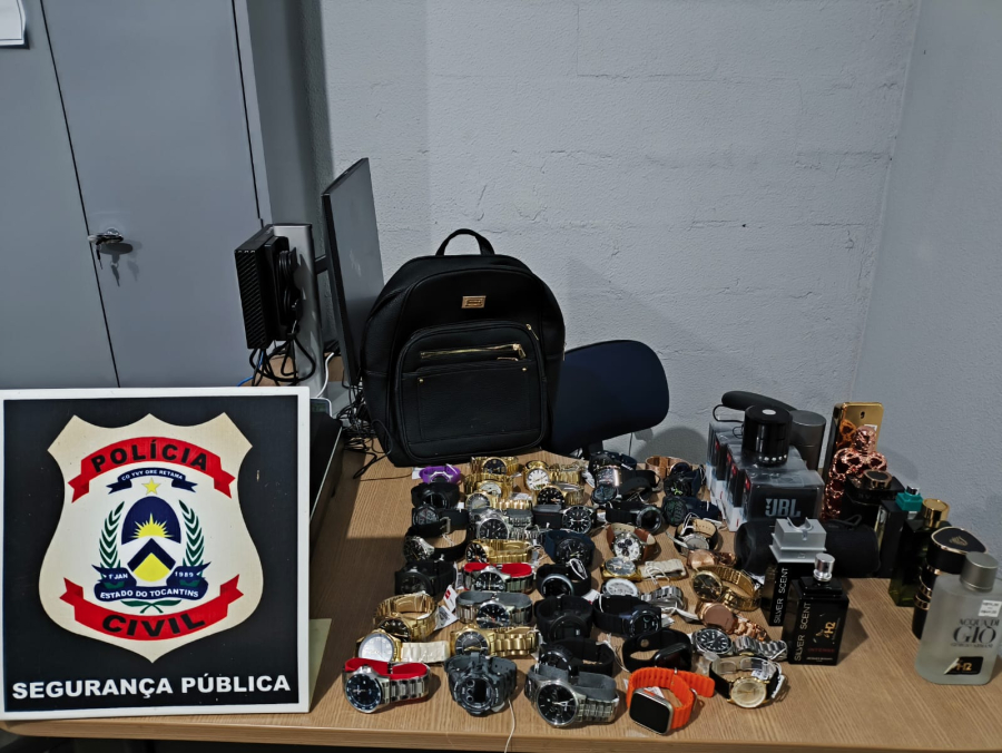 Em menos de sete horas, Polícia Civil identifica e prende autores de furto a loja de produtos eletrônicos em Paraíso