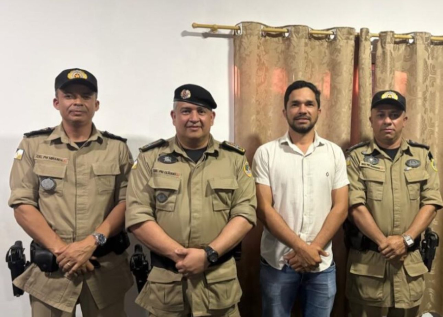Jovem liderança, Dida Filgueiras participa de homenagem aos integrantes da 3ª CIPM em Goiatins