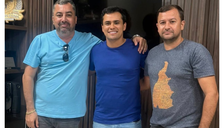 Em Filadélfia, prefeito David Bento e Esaú Maranhão anunciam apoio a Lucas Campelo para deputado federal